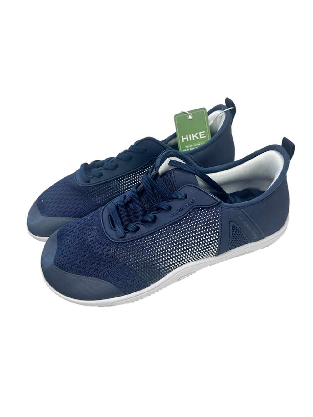 HIKE Women's HF Stride Navy white Barefoot Shoes US 8/8.5 EU 39